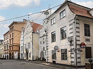 Three brothers buildings  in Riga, Latvia