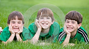 Three Brothers in Green