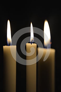 Three candles