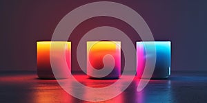 Three Candles on Table