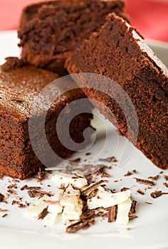 Three Chocolate Brownies