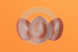 Three Chocolate Easter Eggs, sweet eastertime