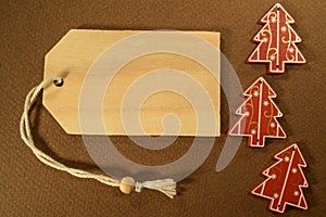 Three Christmas decoration with pricetag