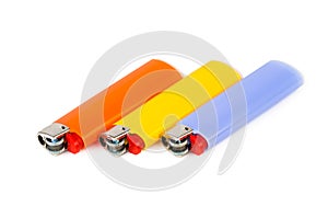 Three cigarette lighters