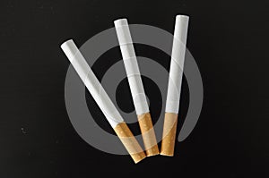 Three cigarettes