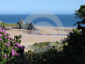 Three cliffs bay