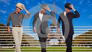 Three clones or triplets in Paris