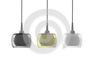 Three color modern ceiling light