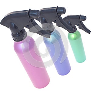 Three coloured pulverizer