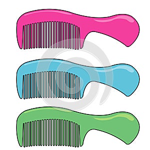 Three comb vector