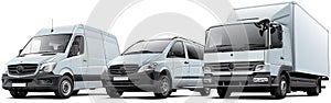 Three commercial vehicles photo