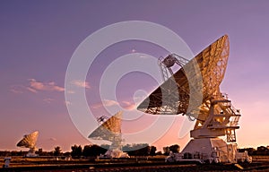 Three Compact Array Telescopes photo