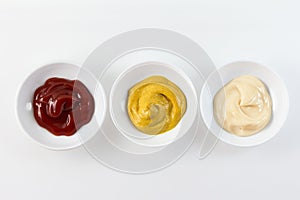 Three Condiment Bowls photo