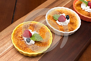 Three Creme Brulee Desserts