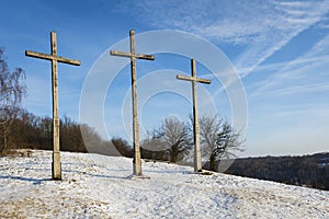 Three Crosses Hill in Kazimierz Dolny