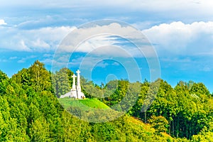 Three Crosses Hill in Vilnius, Lithuania...IMAGE