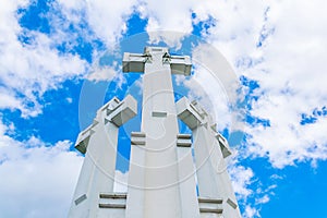 Three Crosses Hill in Vilnius, Lithuania ...IMAGE