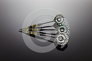 Three darts to a point