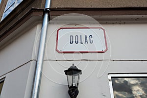 Three days in Zagreb, Croatia - Dolac market sign