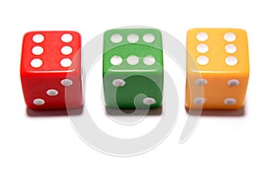 Three dice