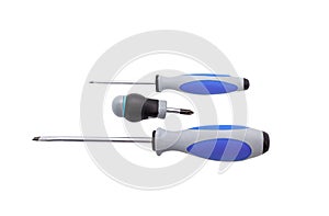 Three different screwdrivers