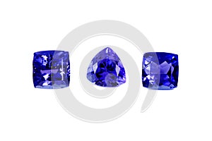 Three Different Tanzanite Stones