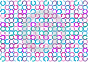 Three dimensional colorful circles