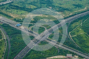 Three-dimensional intersection of the highway Chengdu,China