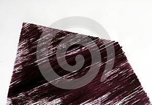 Three-dimensional object of an open plane abstract graphic. Profit