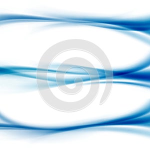 Three divider abstract modern web blue line photo