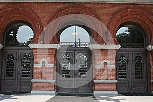 Three doors at Plant Hall