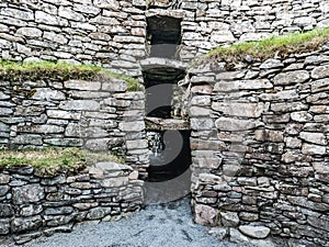 Three Doorways at Clickimin Broch