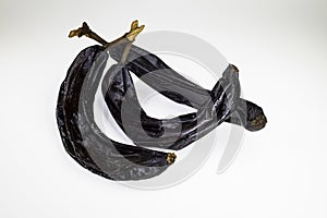 Three dried bananas