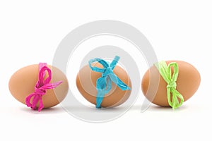 Three Easter eggs