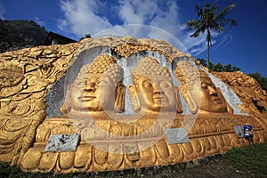 Three Face Buddha at Watu Putih Magelang