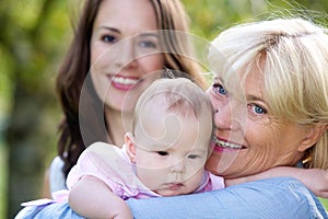 Three female generations