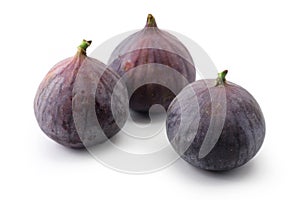 Three fresh figs