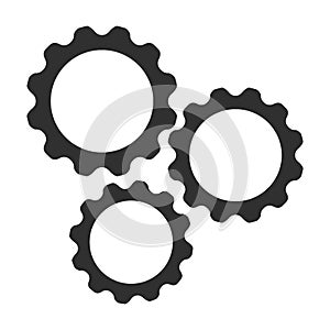 Three gear wheels