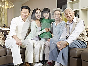 Three-generation family