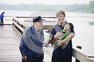 Three generations together