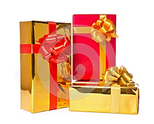 Three gift boxes