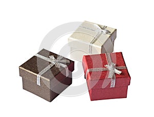 Three gift boxes