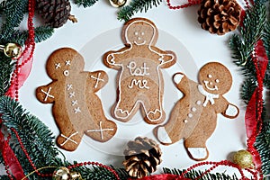 Three Gingerbread men