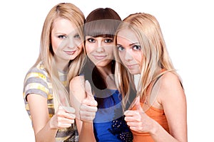 Three girlfriends together