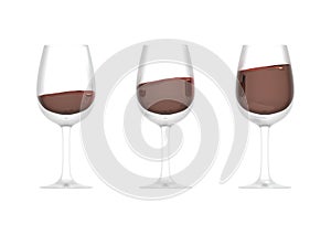 Three glasses of wine