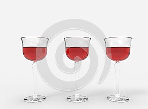 Three Glasses Of Wine