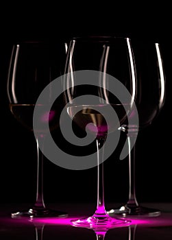 Three glasses of wine