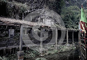 Three Gorges Tribe Scenic Spot along the Yangtze River, Yichang Hubei / China