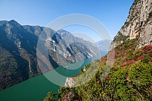 Three Gorges of the Yangtze River Valley Gorge