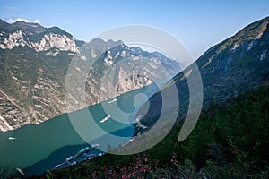 Three Gorges of the Yangtze River Valley Gorge